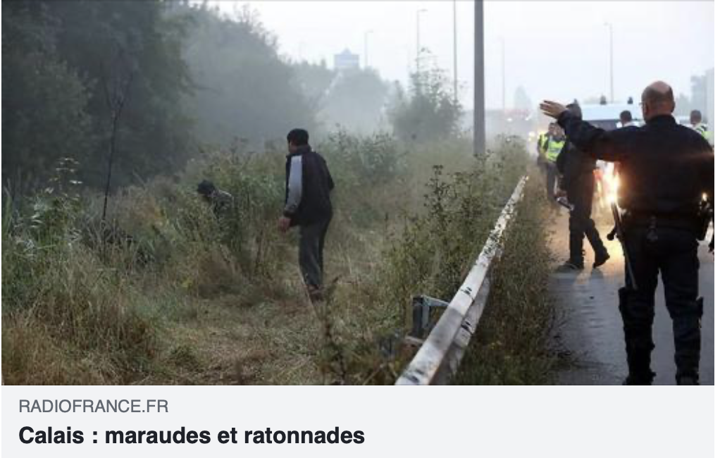 Les violences policières à Calais, le quotidien des personnes en exil.

